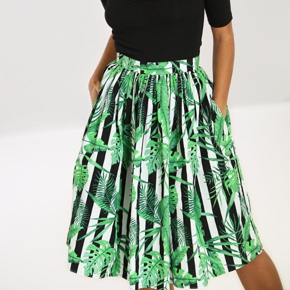 Stripes and Plants Skirt in Various Sizes New with tags - Picture 5 of 9